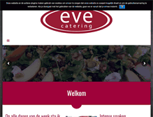 Tablet Screenshot of evecatering.nl